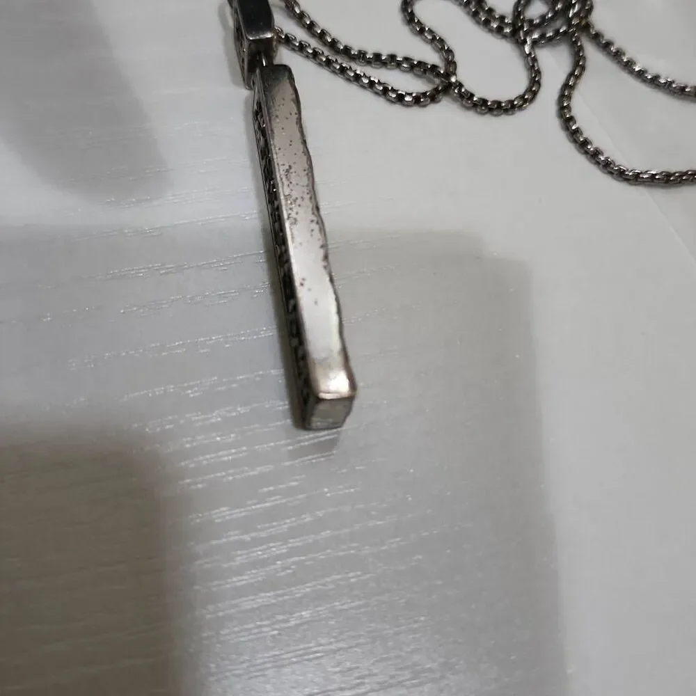 Brighton Anatolia convertible reversible slim pendant crystal necklace